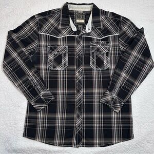 BKE Vintage Men's Pearl Snap Shirt